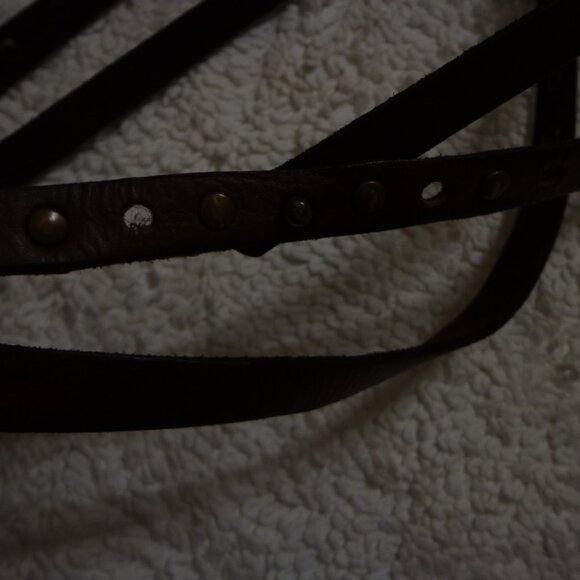 The Territory Ahead Genuine Leather Wrap Belt S Brown Adjustable - Picture 10 of 10